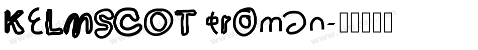KELMSCOTtroman字体转换