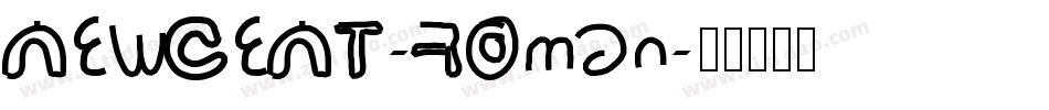 NEWCENT-Roman字体转换