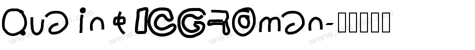 QuaintICGRoman字体转换