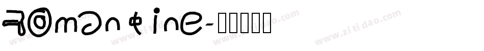 Romantine字体转换