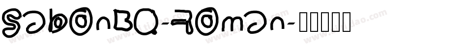 SabonBQ-Roman字体转换