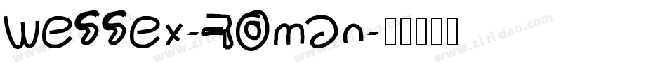 Wessex-Roman字体转换