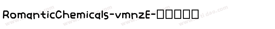 RomanticChemicals-vmnzE字体转换