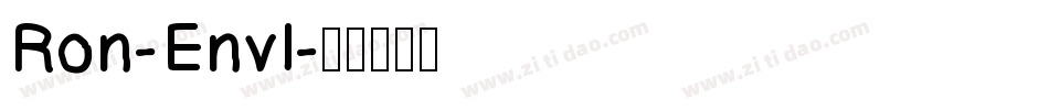 Ron-Envl字体转换
