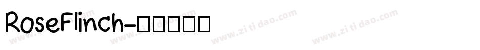 RoseFlinch字体转换