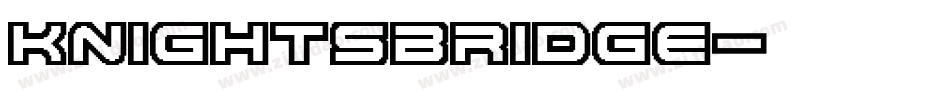 Knightsbridge字体转换