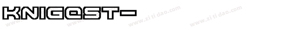 Knigqst字体转换