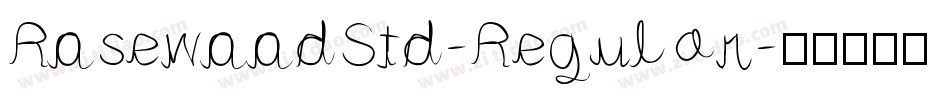 RosewoodStd-Regular字体转换