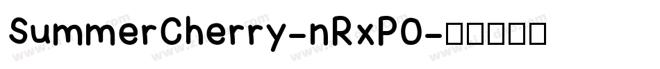 SummerCherry-nRxP0字体转换