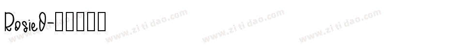 RosieO字体转换