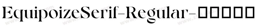EquipoizeSerif-Regular字体转换