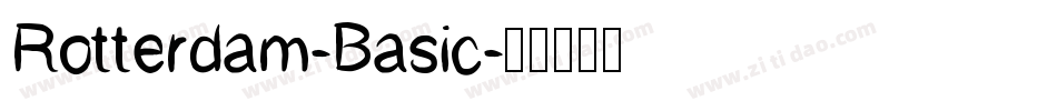 Rotterdam-Basic字体转换