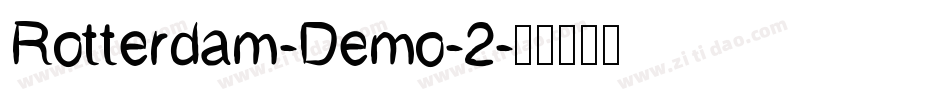 Rotterdam-Demo-2字体转换