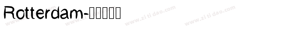 Rotterdam字体转换