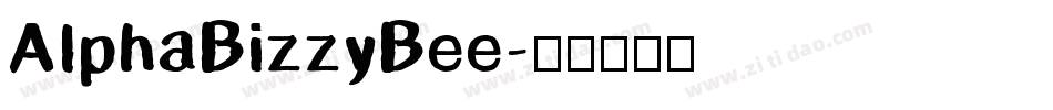 AlphaBizzyBee字体转换