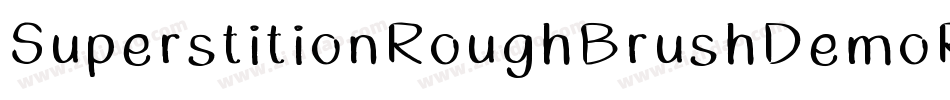 SuperstitionRoughBrushDemoR-MVWgx字体转换