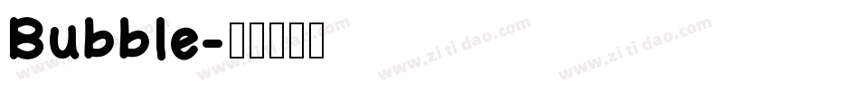 Bubble字体转换