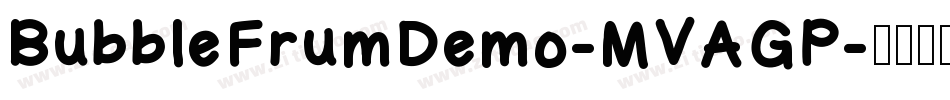 BubbleFrumDemo-MVAGP字体转换