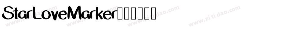 StarLoveMarker字体转换