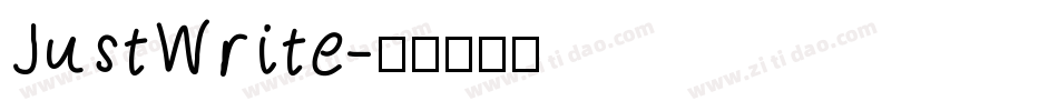 JustWrite字体转换