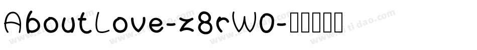 AboutLove-z8rW0字体转换