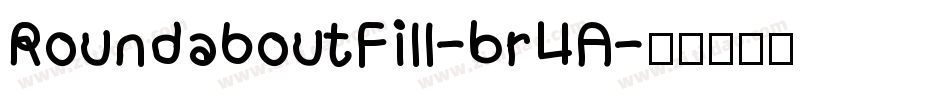 RoundaboutFill-6r4A字体转换 RoundaboutFill-6r4A字体转换