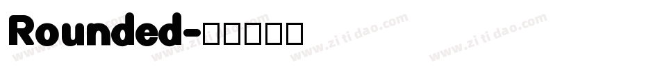 Rounded字体转换