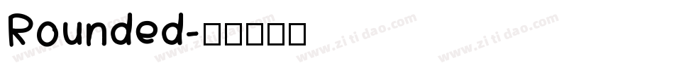 Rounded字体转换