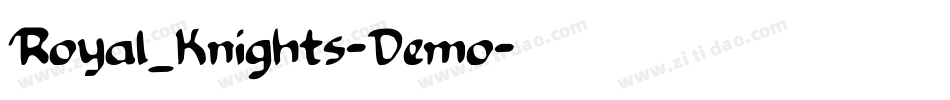 Royal_Knights-Demo字体转换