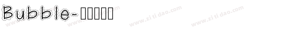 Bubble字体转换