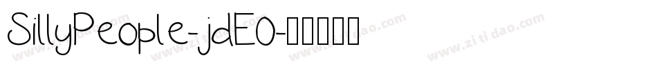 SillyPeople-jdE0字体转换