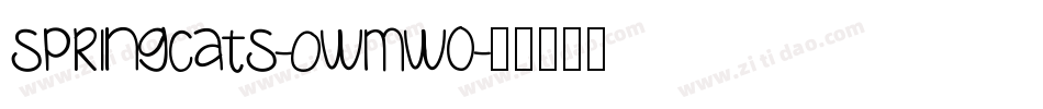 SpringCats-owMw0字体转换