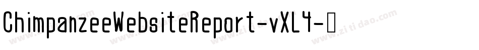 ChimpanzeeWebsiteReport-vXL4字体转换