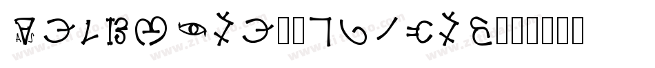 Enochian-Regular字体转换