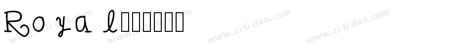 Royal字体转换