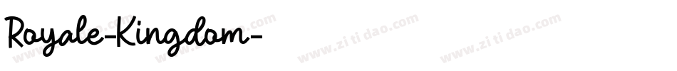 Royale-Kingdom字体转换