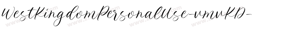 WestKingdomPersonalUse-vmvKD字体转换