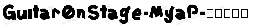 GuitarOnStage-MyaP字体转换