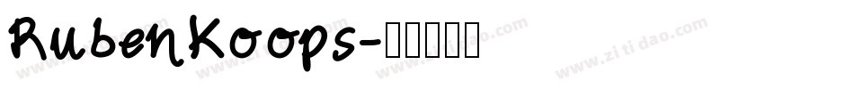 RubenKoops字体转换