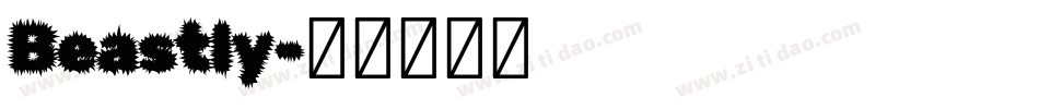 Beastly字体转换