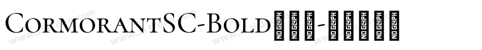 CormorantSC-Bold手机版字体转换