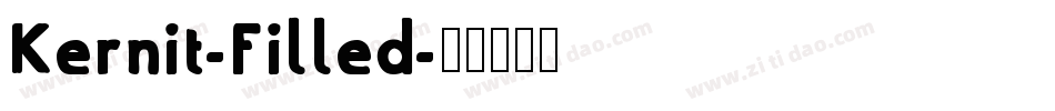 Kernit-Filled字体转换