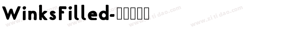 WinksFilled字体转换