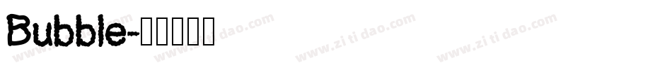 Bubble字体转换