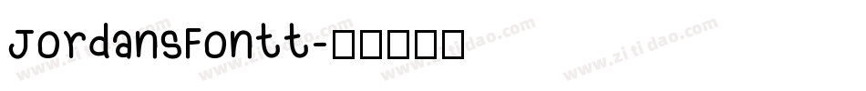 JordansFontt字体转换