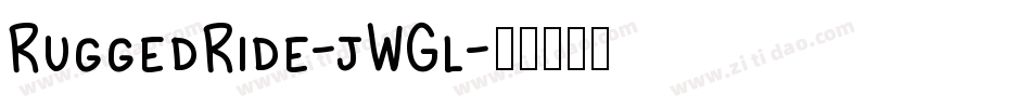 RuggedRide-jWGl字体转换