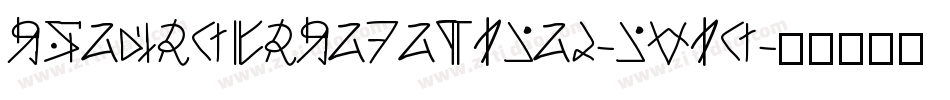 RuinedSerifItalic-lOaD字体转换