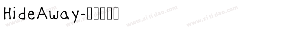 HideAway字体转换