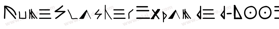 RuneSlasherExpanded-DOOEx字体转换