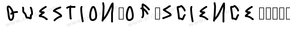 Question-of-Science字体转换